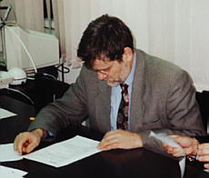 Dyrektor Naczelny Andrzej Wilczy�ski w ZM HAMECH